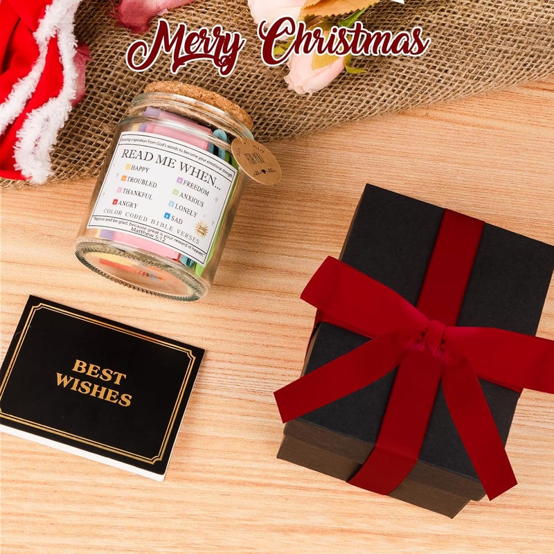 TABGACH Bible Verse Jar 200pcs 8 Emotions for Daily Encouragement,Prayer Jar Confirmation Gift for Teen Girls,Birthday Gift for Mom,Christian New Year Gifts for Women,Graduation Valentines Day Gifts for Her - Image 2